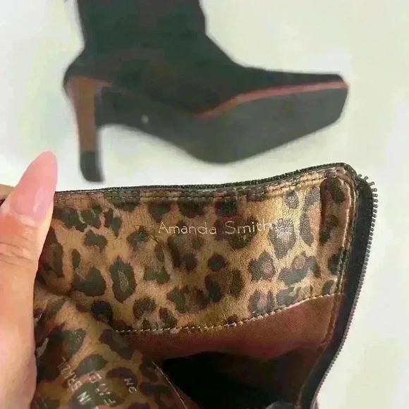 Vintage Denim Bootie Amanda Smith, Size 9 - Picture 7 of 7